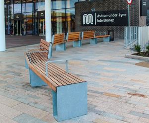 DDA compliant seating for Ashton Transport Interchange