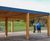 Bespoke canopy, shelters and seating for visitor centre 10