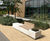 Aris concrete benches and planter system 5