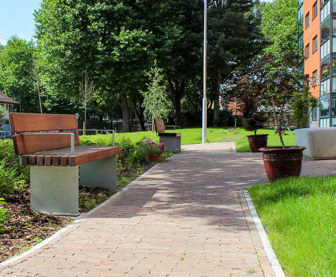 Street furniture package Canon Green Court Bailey Street Furniture