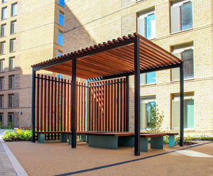 Coordinated timber furniture St Marks Student Village