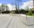 Curved concrete benches for The Christie's Entrance 5