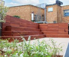 Bespoke podium seating - University Square, Stratford