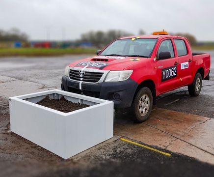 Inspira Protect - steel IWA 14-1 hostile vehicle mitigation planter