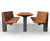 Protect - IWA 14-1 steel and timber impact-resistant outdoor seat 13