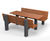 Protect - IWA 14-1 steel and timber impact-resistant outdoor seat 15