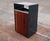 Protect - steel and timber IWA 14-1 impact-tested 120L outdoor litter bin 0