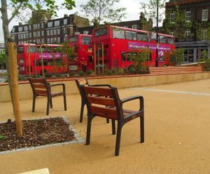 Seating designs for Clapham Old Town rejuvenation