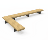 LARUSDESIGN - Trave hardwood and steel bench - on this page