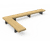 LARUSDESIGN - Trave hardwood and steel bench 0