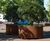 POC Round High - large corten steel outdoor planter 1