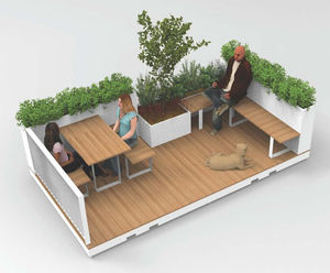 POC - Parklets modular street furniture systems