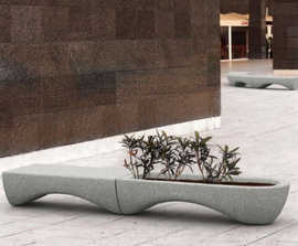 Mago - Waves planter / bench