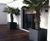 Julius Ceramic Style - ribbed fibreglass planter 0