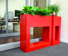 Geo Design Barrier - fiberglass landscape planter