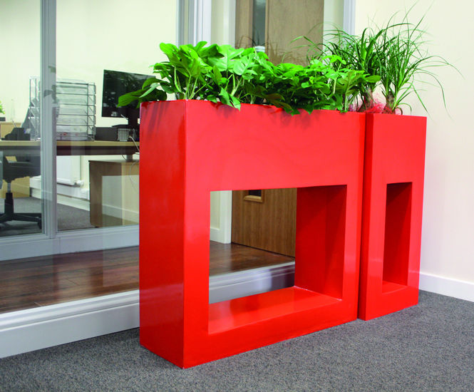 Geo Design Barrier - fiberglass landscape planter
