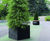 Julius Ceramic Style - ribbed fibreglass planter 5
