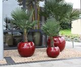 Ceramic Style - Sphere lightweight outdoor planters - on this page