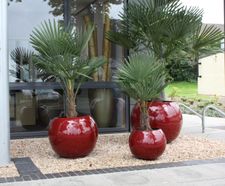 Ceramic Style - Sphere lightweight outdoor planters