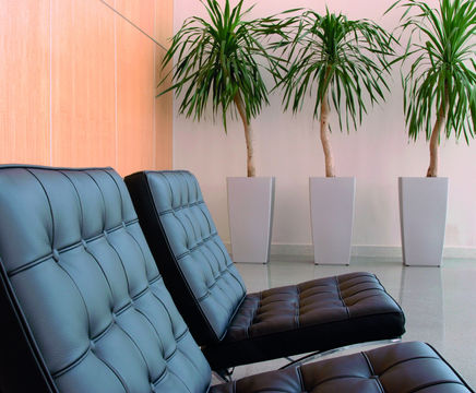 Kubik Lite Spirit Planters - lightweight fibreglass plant pots