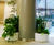 Bespoke curved, freestanding interior planters - Paris 4