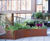 Bespoke faux corten steel planters for balcony 0