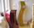 Curvy S Planters - wavy fibreglass decorative planter 9