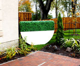 Bespoke Dhow planters with Buxus hedge - on this page