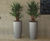 Cylik Spirit Planters - fluted fiberglass garden pots 5