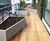 Bespoke curved planters and seating, Derby University 1