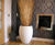 Hex Ceramic Style Planter - decorative fibreglass plant pot 2