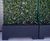 Bespoke mobile barrier planter with screening hedge 2