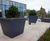 Bespoke lightweight planters for corporate roof garden 3