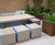 Lightweight planters and furniture for roof show garden 7