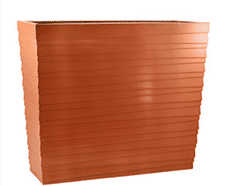 Avant-Garde Stack Barrier - fibreglass planter divider