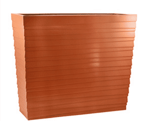 Avant-Garde Stack Barrier - fibreglass planter divider