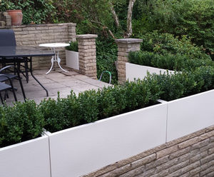 Bespoke advanced composite glass fibre barrier planters