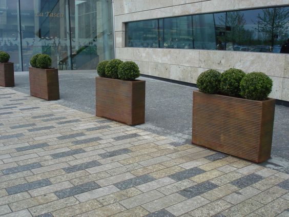 Images for Bespoke advanced composite glass fibre barrier planters