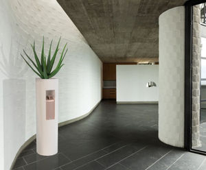 Clean Station Florence - fibreglass hand sanitiser dispenser with planter