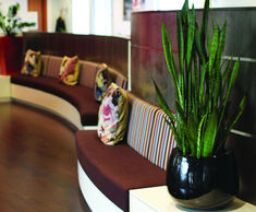 Barcelona ultra-lightweight interior bowl planter