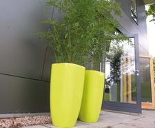 Quadik Plus Spirit Planters - tapered square planters with curved edges