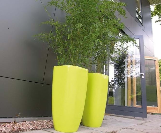Quadik Plus Spirit Planters - tapered square planters with curved edges