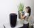 Quadik Plus Spirit Planters - tapered square planters with curved edges 2