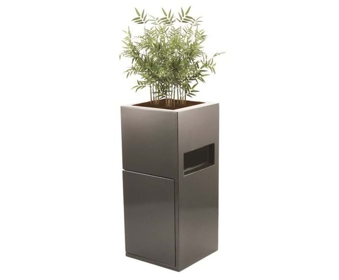 Trashaway Spirit Planters - fire retardant fibreglass bin with ashtray