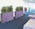 Curvy Xtreme Barrier - fibreglass contemporary barrier planter 0