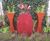 Curvy Sophia - concave fibreglass planter for modern landscape design 1