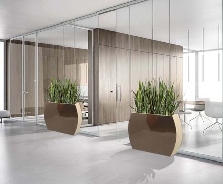 Curvy - Bridget contemporary, ultra-lightweight planters