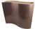 Curvy S Barrier - fiberglass curved barrier planter 3