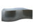 Curvy S -  contemporary wave form outdoor bench 1