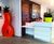 Curvy Swan - sculptural contemporary planter 1